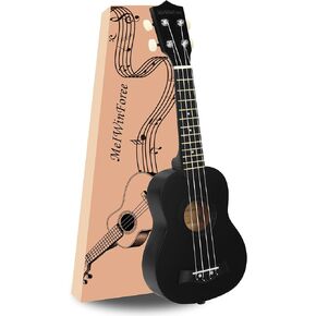 WelWinforee Soprano Ukulele 21 - Beginner Kit for Kids, Complete with Gig Bag, Strap, Tuner, Strings, Picks, Cloth - Ideal for Concerts, Left-Handed Players - Perfect Beginner Ukulele
