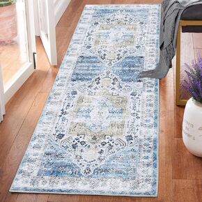 Living Room Washable Area Rug 9x12 Rug Large Vintage Rug Soft Oriental Traditional Distressed Farmhouse Rugs for Bedroom - Indoor Floor Accent Carpet for Home Office House Decor - Taupe