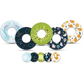 Multifarious - dexcom g6 Adhesive Patches, Watertight,Dexcom G6 Transmitter Stickers, Peel Resistant, Hypoallergenic, cgm Sensor Patches Stickers Pack of 5 (G6 Regular)