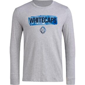 adidas Men's Vancouver Whitecaps Long Sleeve Pre-Game T-Shirt