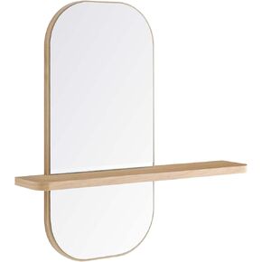 Modway EEI-6349-WAL Solstice Mirror, Walnut