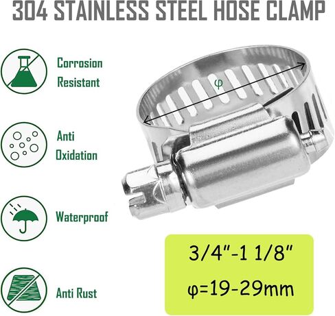 5/32" Brass Barb Tee Fittings T-Shaped 3 Ways Union Hose Barb Pipe Fitting for Water/Fuel/Air (Pack of 2) in Kuwait