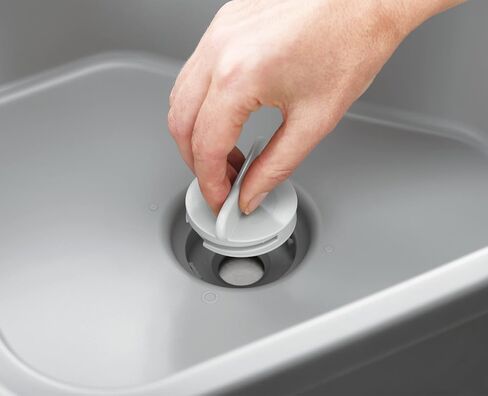 Joseph Joseph Duo Square Wash Dish Basin for Kitchen and RV Basin with Cutlery, Sponges and Brushes Compartment, Grey in Saudi Arabia