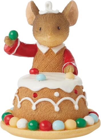 Enesco Tails with Heart Christmas Finishing Touches Miniature Figurine, 1.97 Inch, Multicolor in Saudi Arabia