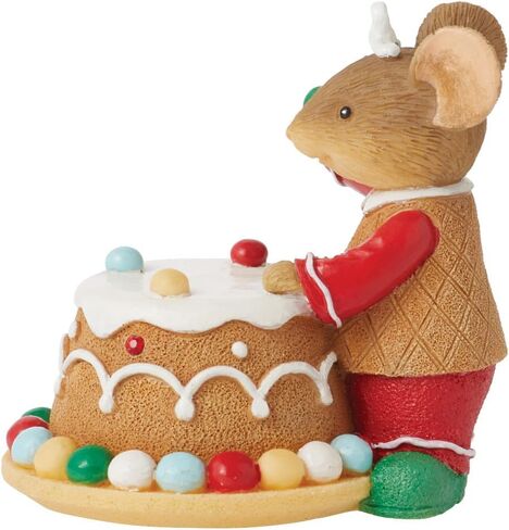 Enesco Tails with Heart Christmas Finishing Touches Miniature Figurine, 1.97 Inch, Multicolor in Saudi Arabia
