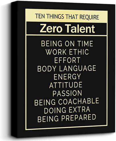 Black Motivational Poster for Office Decor Inspirational Canvas Print Art In This Office We Follow Simple Rules Positive Quotes Wall Decor Modern Artwork for Home Workplace School Classroom Walls in Saudi Arabia