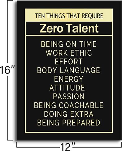 Black Motivational Poster for Office Decor Inspirational Canvas Print Art In This Office We Follow Simple Rules Positive Quotes Wall Decor Modern Artwork for Home Workplace School Classroom Walls in Saudi Arabia