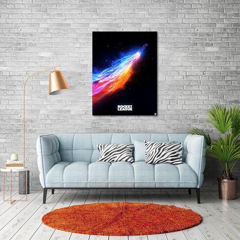قماش الملصقات صاروخ ملصق حجم 16X24 بوصة صورة جمالية طباعة جدار الفن الفني ديكور للنوم المنزل غرفة نوم غرفة المعيشة مكتب المطبخ مزرعة الديكور in Kuwait