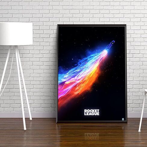 قماش الملصقات صاروخ ملصق حجم 16X24 بوصة صورة جمالية طباعة جدار الفن الفني ديكور للنوم المنزل غرفة نوم غرفة المعيشة مكتب المطبخ مزرعة الديكور in Kuwait