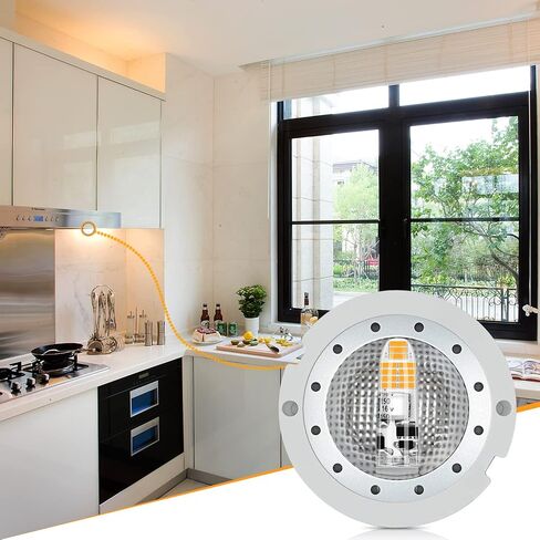 لمبة G4 LED، لمبة G4 ثنائية الدبوس 2 وات 12 فولت، استبدال لمبة هالوجين G4 20 وات، أبيض دافئ 3000 ك، بدون وميض، إضاءة الثريا/إضاءة المناظر الطبيعية/إضاءة الميكروويف (6 عبوات) in Saudi Arabia
