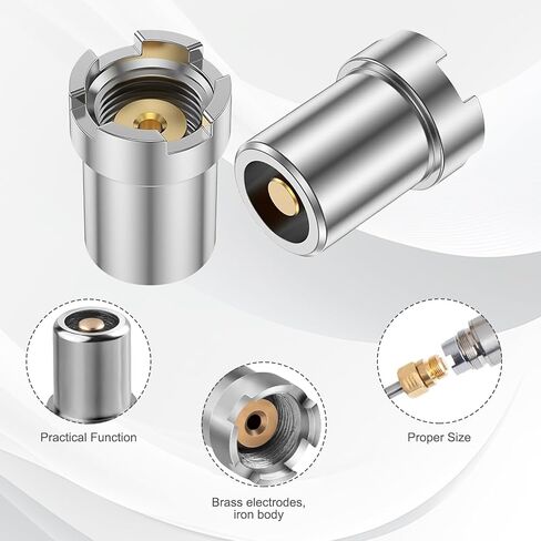 Thread Magnetic Adapter 4 Pieces Magnetic Adapter Thread Atomizer Thread Adapter Suitable for Connecting the Soldering Iron Used for Circuit Board Repair in Saudi Arabia