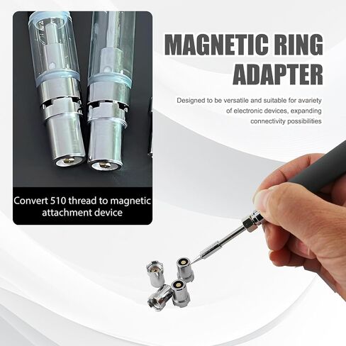 Thread Magnetic Adapter 4 Pieces Magnetic Adapter Thread Atomizer Thread Adapter Suitable for Connecting the Soldering Iron Used for Circuit Board Repair in Saudi Arabia