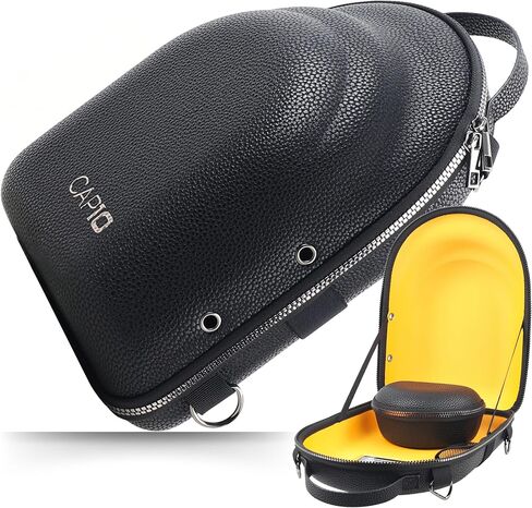 CAP10 Premium Hat Travel Case & Box - Superior Vegan Leather Cap Carrier & Organizer for Baseball Caps, New Era | Stylish Travel Hat Box for Ultimate Storage & Protection, Detachable Eyewear Box in Saudi Arabia