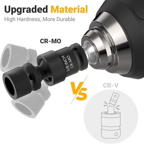 Stocking Stuffers for Men, Mens Gifts for Christmas, Impact Swivel Socket Set Gadgets Tools for Men, CR-MO 1/4" 3/8" 1/2" Wobble Universal Joint Sockets Extension, Stocking Stuffers for Adults Women in Saudi Arabia