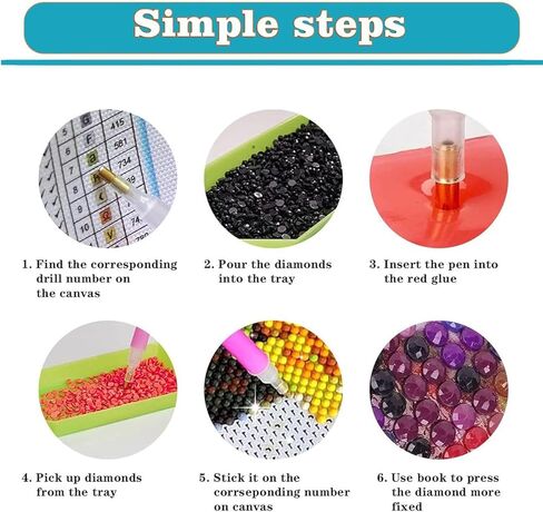 EIBEILI Diamond Painting Kits for Adults, Humming Bird 5D Diamond Art Kits for Beginner DIY Full Drill Diamond Dots Crystal Craft Kits for Home Wall Decor Gifts 11.8x15.7 inch in Kuwait