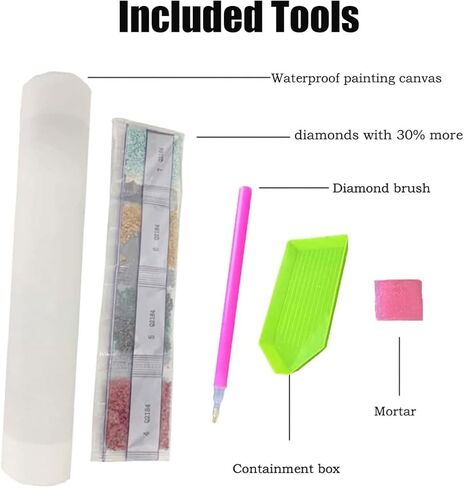 EIBEILI Diamond Painting Kits for Adults, Humming Bird 5D Diamond Art Kits for Beginner DIY Full Drill Diamond Dots Crystal Craft Kits for Home Wall Decor Gifts 11.8x15.7 inch in Kuwait