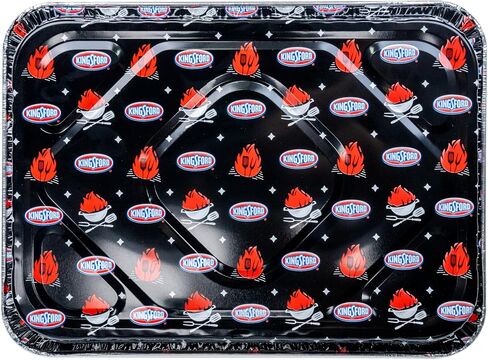 Kingsford Heavy Duty All-Purpose Aluminum Pans, With Printed Kinsgford Design on Sides 2 Pack | Disposable Aluminum Foil Pans Ideal for Cooking, Baking, Steaming, Grilling, & Smoking in Saudi Arabia