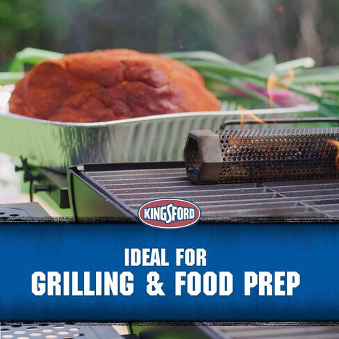 Kingsford Heavy Duty All-Purpose Aluminum Pans, With Printed Kinsgford Design on Sides 2 Pack | Disposable Aluminum Foil Pans Ideal for Cooking, Baking, Steaming, Grilling, & Smoking in Saudi Arabia