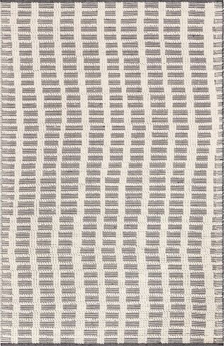 Rugs USA x Arvin Olano Parker Check Textured Area Rug, 8x10, Ivory in Kuwait