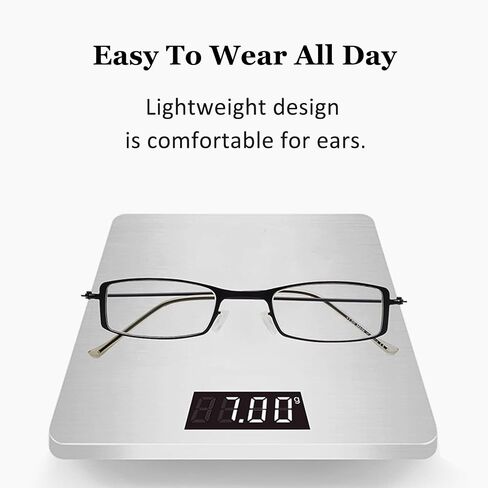 LUR 12 Pack Reading Glasses for Women Ladies Stylish Readers with Spring Hinge in Kuwait