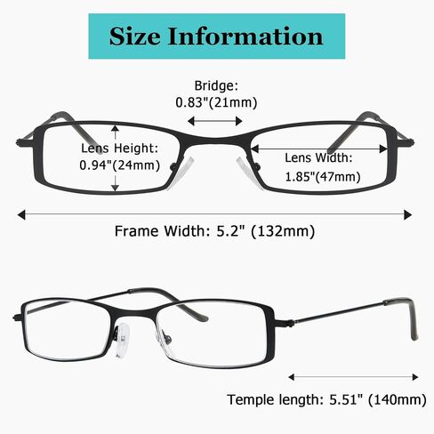 LUR 12 Pack Reading Glasses for Women Ladies Stylish Readers with Spring Hinge in Kuwait