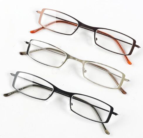 LUR 12 Pack Reading Glasses for Women Ladies Stylish Readers with Spring Hinge in Kuwait
