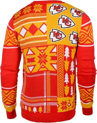 FOCO NFL Patches Ugly Sweater in Kuwait
