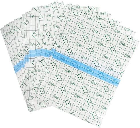 Dohia Transparent Stretch Adhesive Bandage Film Dressing Stretch Adhesive Waterproof Bandage Cover Bandage Film Dressing Clear Shower Protector D1-FST in Kuwait