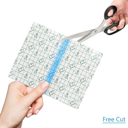 Dohia Transparent Stretch Adhesive Bandage Film Dressing Stretch Adhesive Waterproof Bandage Cover Bandage Film Dressing Clear Shower Protector D1-FST in Kuwait