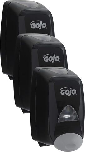 GOJO FMX-12 Push-Style Foam Soap Dispenser, Black, for 1250 mL FMX-12 Foam Soap Refills (Pack of 1) - 5155-06 in Saudi Arabia