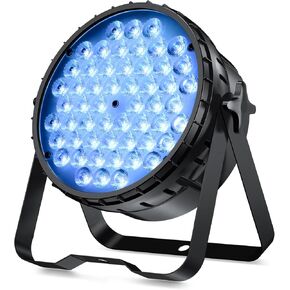 بيتوبر مصابيح مسرحية وامضة باضاءة LED 54×3 واط باضاءة RGB وDMX512/مصابيح دي جيه تعمل بالصوت لحفلات الزفاف والنوادي والحفلات الموسيقية (قطعتان) [فئة الطاقة A+++]