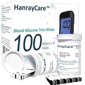TD-4125 Superior to Most Blood Glucose Monitor Kit, Patented 2+2 Bio Tech, 100 Glucometer Strips & Lancets, 1 Blood Sugar Monitor & Lancing Device, No Coding Diabetes Test Kit, Larger Backlight Screen