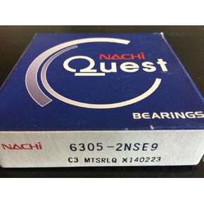 6305-2NSE C3 Nachi Bearing Electric Motor Quality 25x62x17mm 6305-2RS