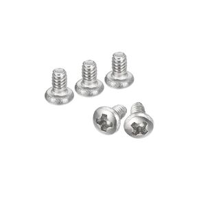 TOP-VIGOR 100Pcs #2-56x1/8 Cross Pan Head Machine Screws, 304 Stainless Steel 18-8 Screw, Phillips Drive, Fully Threaded, Bright Finish for Machinery, Furniture, Car, Motorcycle Repair