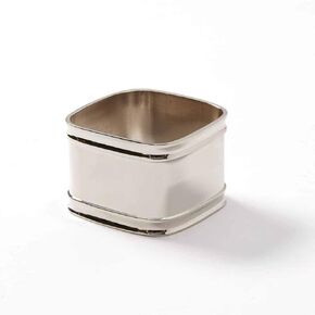 American Metalcraft NRS12 Stainless Steel Round Napkin Ring, 1-5/8", Set of 12