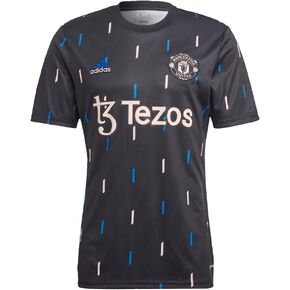 adidas Manchester United Pre-Match Jersey Men's, Black, Size S
