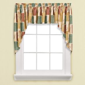 SKL Home Tranquility Tier, 57 inches x 35 inches, Spice, 2 Piece