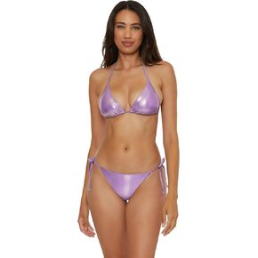 BECCA Color Code - Women's Triangle Bikini Top, Adjustable, Tie Back, Swimwear Separates for Women