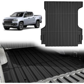 سجادة سرير شاحنة Nilight لعام 2015 2016 2017 2018 2019 2020 2021 2022 سرير Chevychevrolet Colorado/GMC Canyon بطول 5أقدام، سجادة شحن لبطانة السرير من مادة TPE مناسبة لجميع الأحوال الجوية، مقاومة للانزلاق أو تلف سرير الشاحنة.