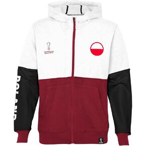 Outerstuff Unisex Kids' FIFA World Cup Country Contrast Panel Fleece Hoodie