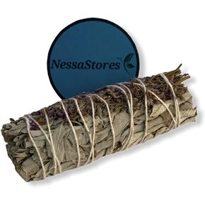 White Sage + Yerba Santa + Lavender Smudge Incense 4" Bundle #JC-198 (1 pcs)