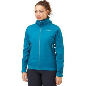 RAB Women’s Kinetic Alpine 2.0 Waterproof Breathable Jacket for Climbing & Mountaineering.