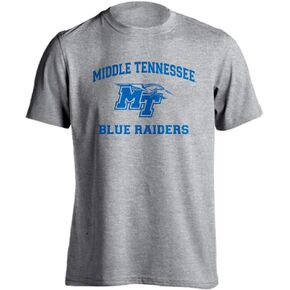 Middle Tennessee State University MTSU Blue Raiders Retro Distressed Short Sleeve T-Shirt