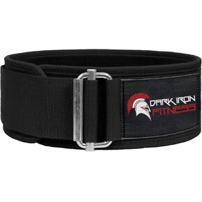 Dark Iron Fitness Self-Locking Weight Lifting Belt, Medium