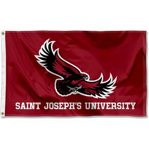 College Flags & Banners Co. Saint Joseph's Hawks Wordmark Flag
