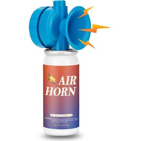 Air Horns, Air Horn Can for Safety Loud Marine Air Horns Can 1.4OZ Mini Small Handheld Air Horn for Boat Air Horns for Sporting Events Emergency Use Camping Hiking Outdoor, 1 Pack