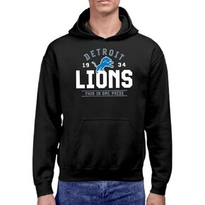 Hybrid Sports NFL - Team Motto - Officially Licensed Adult Pullover Fleece Hoodie for Men & Women
