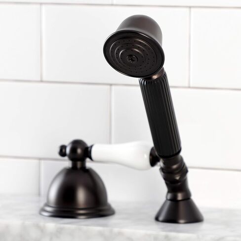 Kingston Brass KB181LP Vista Twin Blade Handle 4-Inch Centerset Lavatory Faucet without Pop-Up, Polished Chrome in Kuwait