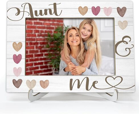 ONDTOM Dad Picture Frame, Fathers Day Birthday Gifts, First Time Dad Gifts from Daughter Girl, 4x6 Wood Daddy & Me Photo Frame for Desk Display-A02 in Saudi Arabia