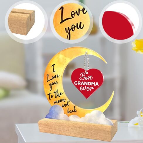 أفضل هدية للابنة على الإطلاق، هدية عيد ميلاد الابنة، هدية للابنة من الأم، هدايا I Love You Daughter، هدايا الابنة من الأم، I Love You to the Moon وهدية خلفية القمر لوحة أكريليك in Kuwait